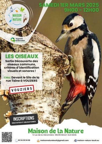 oiseaux,biodiversité,maison de la nature,vouziers